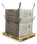 FIBC for Dangerous Goods palced on wooden pallet 1200x1000 mm (image owned by Accon)