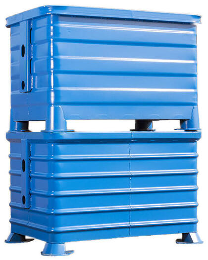 Storbox is an heavy duty modern industrial container and can be used in the nuclear industry, handling of industrial waste, minerals, ferrous metals, building industries and others.