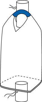 FIBC with filling- & discharge spout (image owned by Accon)