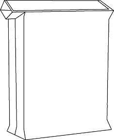 PE-sack with external valve  (The image is owned by Accon AB) 