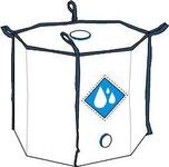 Liquid Bag with valve top & flat bottom with valve, 8 sides (image owned by Accon)